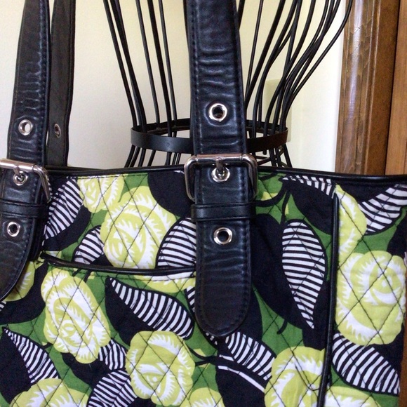 Buckle Tote La Neon Rose Black $98 - Picture 3 of 12